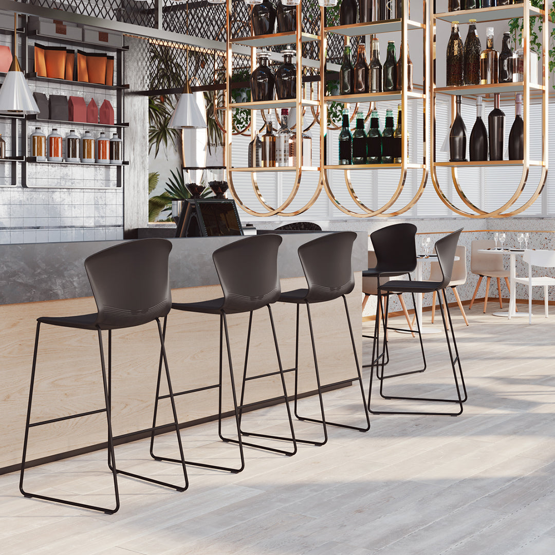 Whass Bar Stool - Sled Base