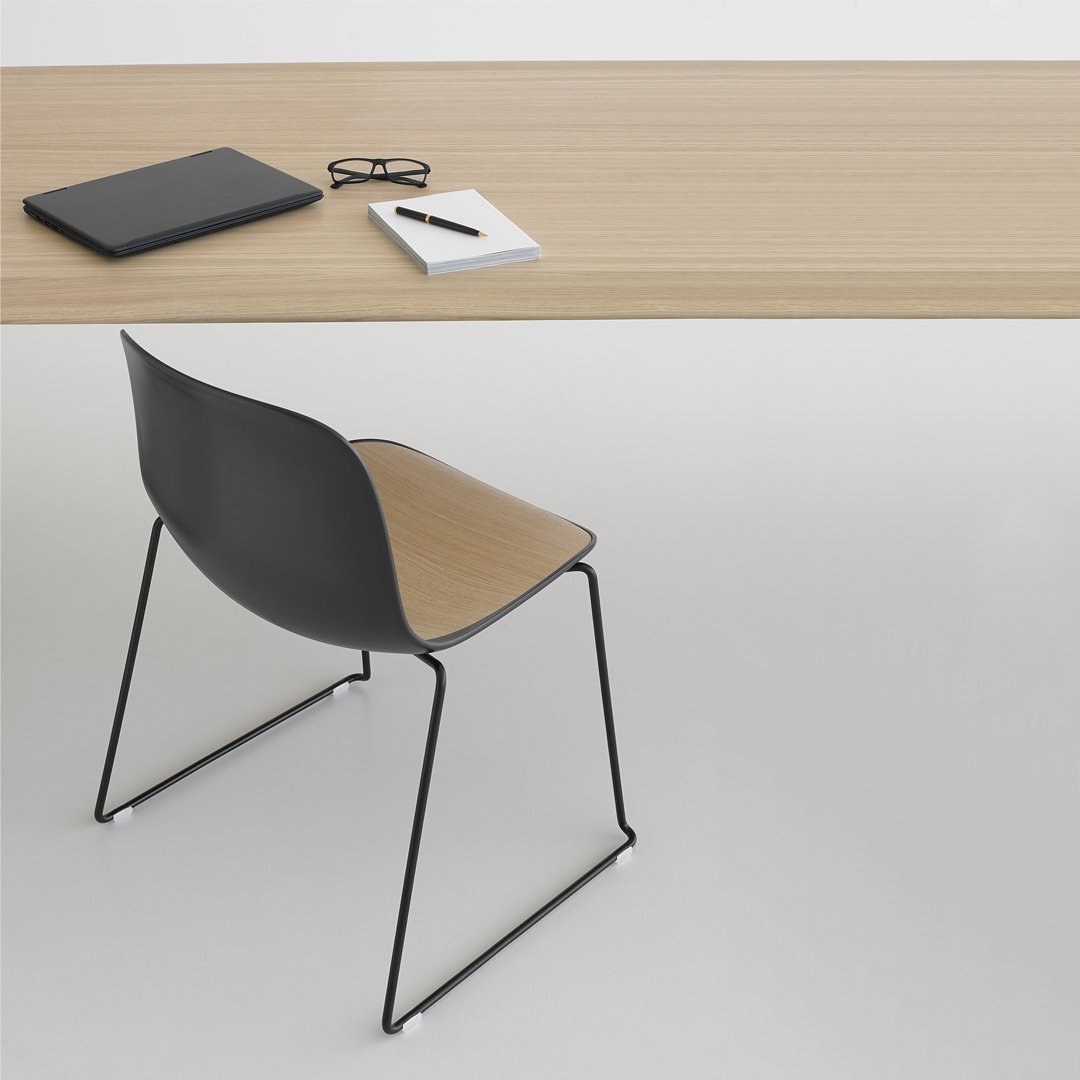 Seela Side Chair - Sled Base, Unupholstered