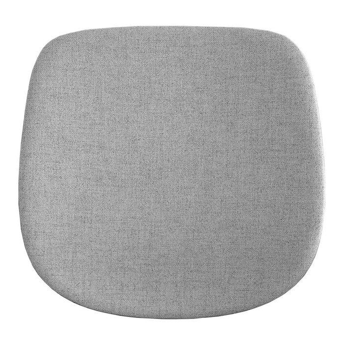 Light gray upholstery cushion with a subtle textured pattern, perfect for modern decor.
