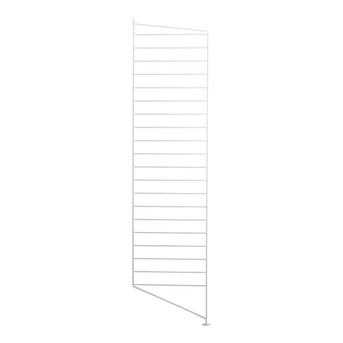 White metal grid with horizontal lines, sleek and minimalistic design for modern organization.