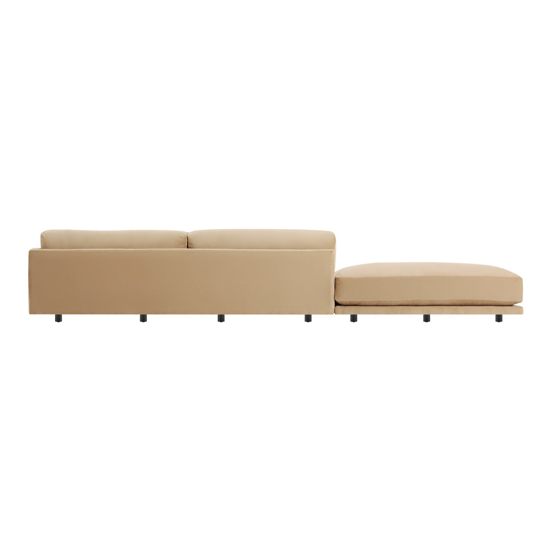 Sunday Long & Low Right Sectional Sofa