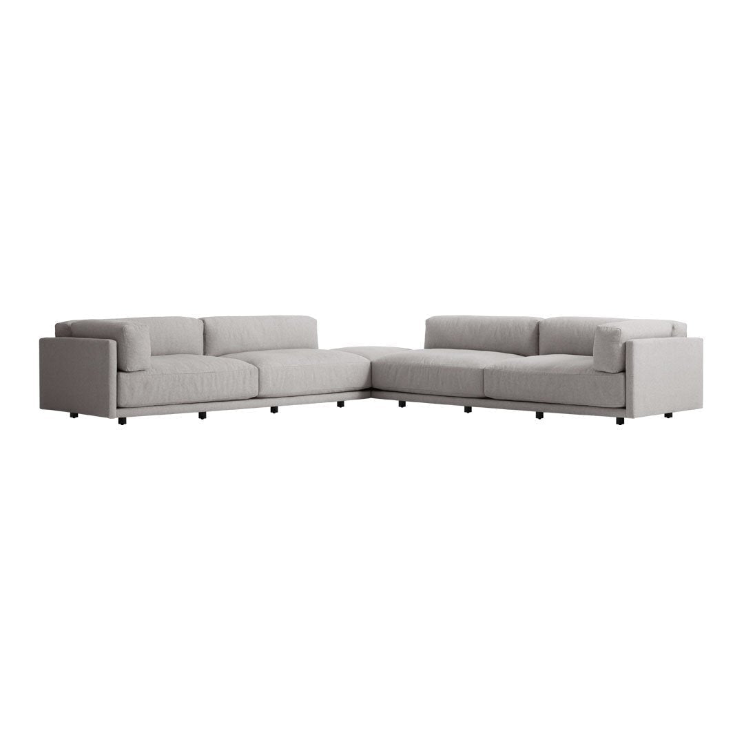 Sunday Backless L Sectional Sofa