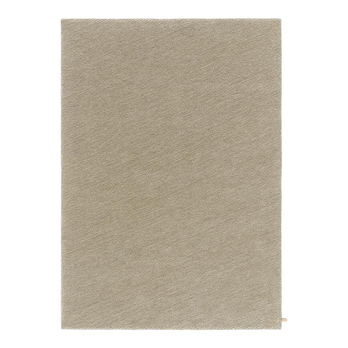 Beige textured area rug with a subtle, soft pattern, perfect for modern decor.