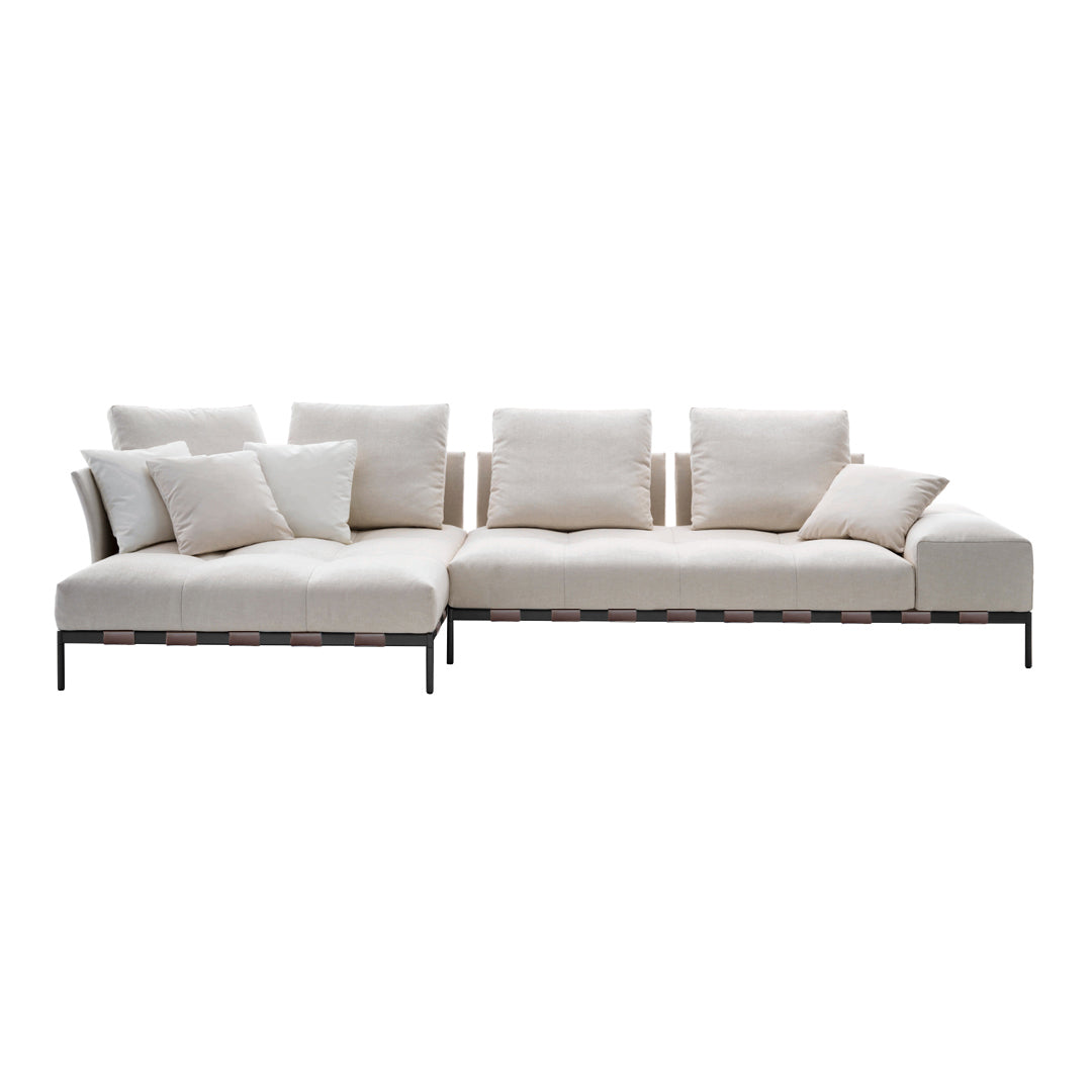 Pixel Light Indoor Modular Sofa w/ Leather Band