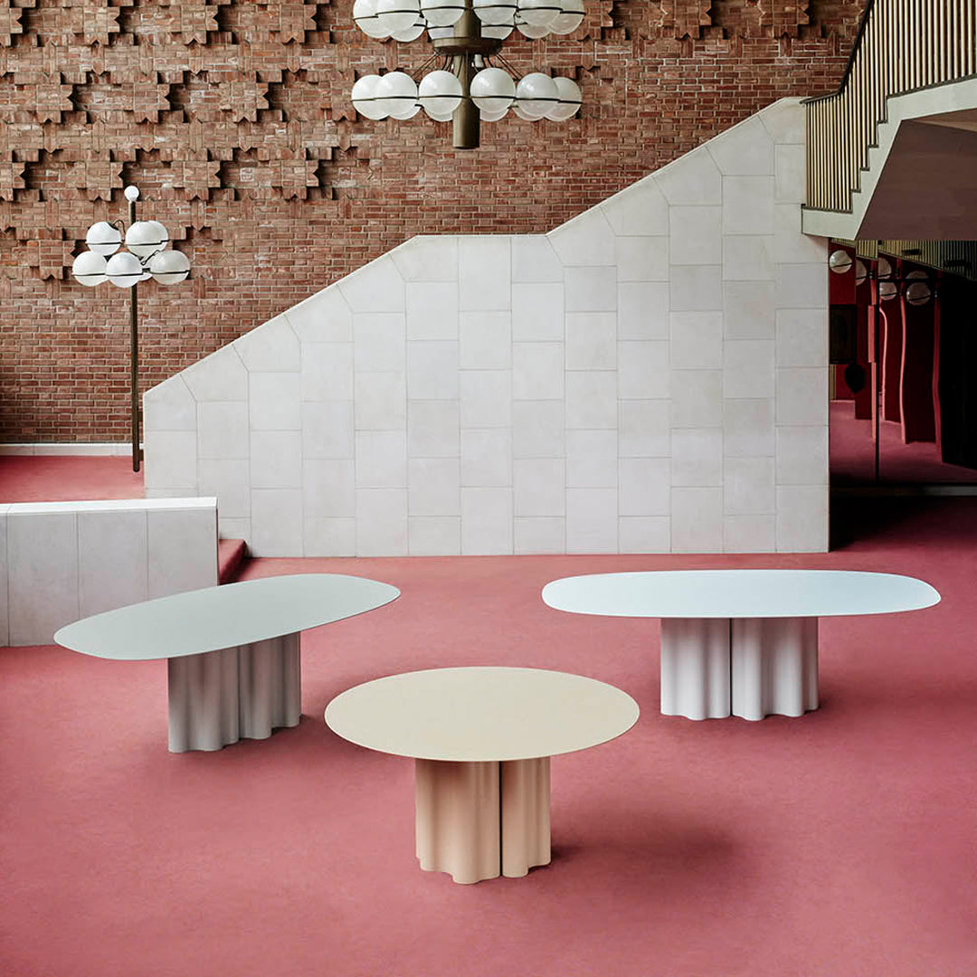 Teatro Magico - Oval Table - Single Base