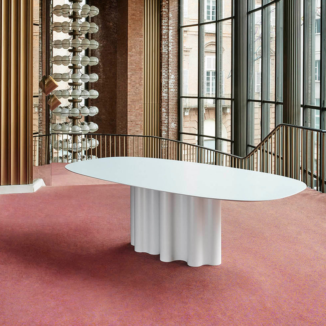 Teatro Magico - Oval Table - Single Base