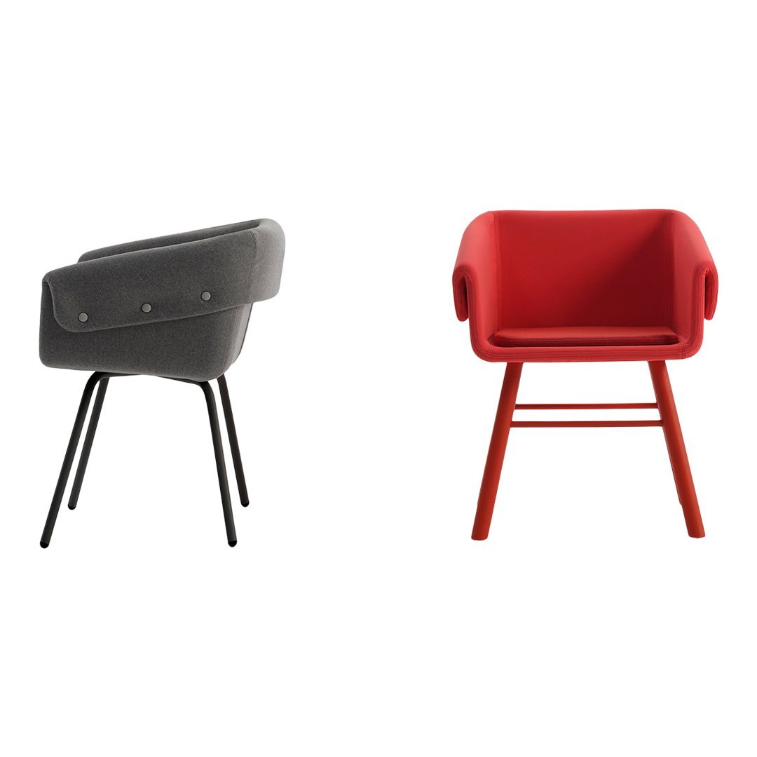 Collar Chair - Wood Base