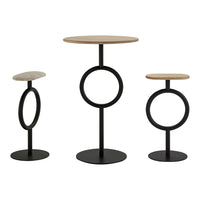 Totem Bar Stool - Upholstered Seat