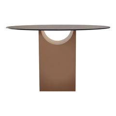 Vestige Dining Table w/ Glass Top - Circle
