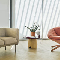 Tab Coffee Table (19.7" Dia x 14.2" H)