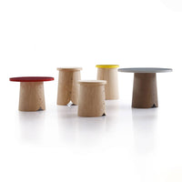 Tab Coffee Table (19.7" Dia x 14.2" H)