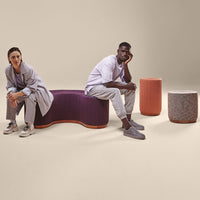 Dividuals Pouf w/ Swivel Base