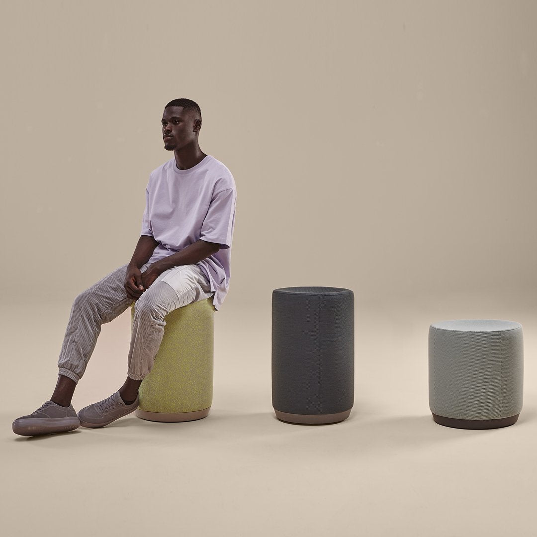 Dividuals Pouf (23.6" H)