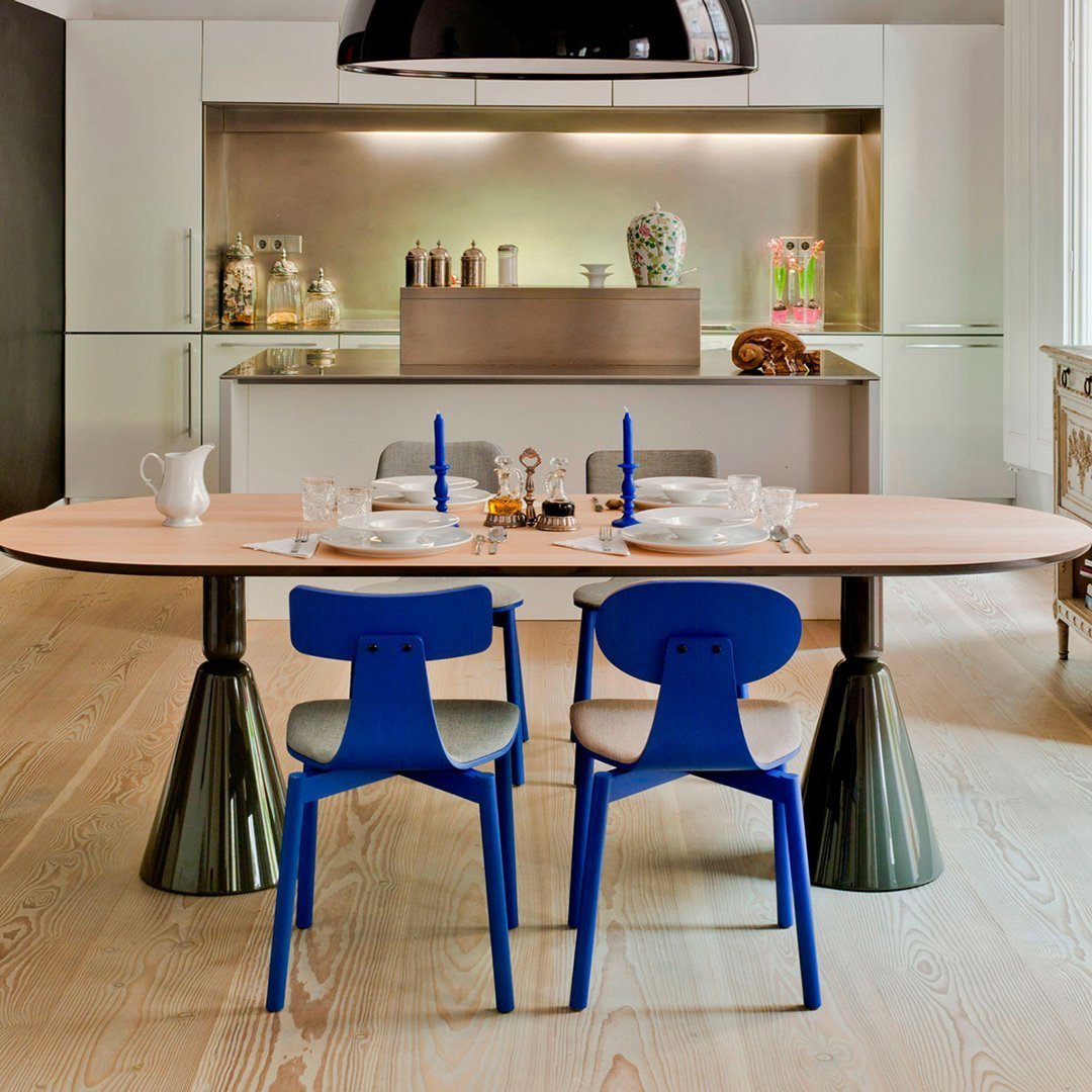 Silla40 '70s Chair - Wood Base