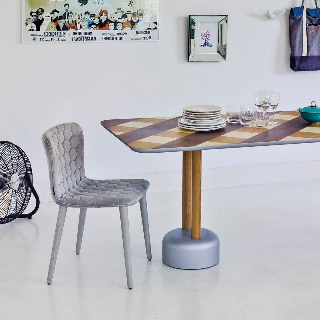 Tea Side Chair - Oak Base