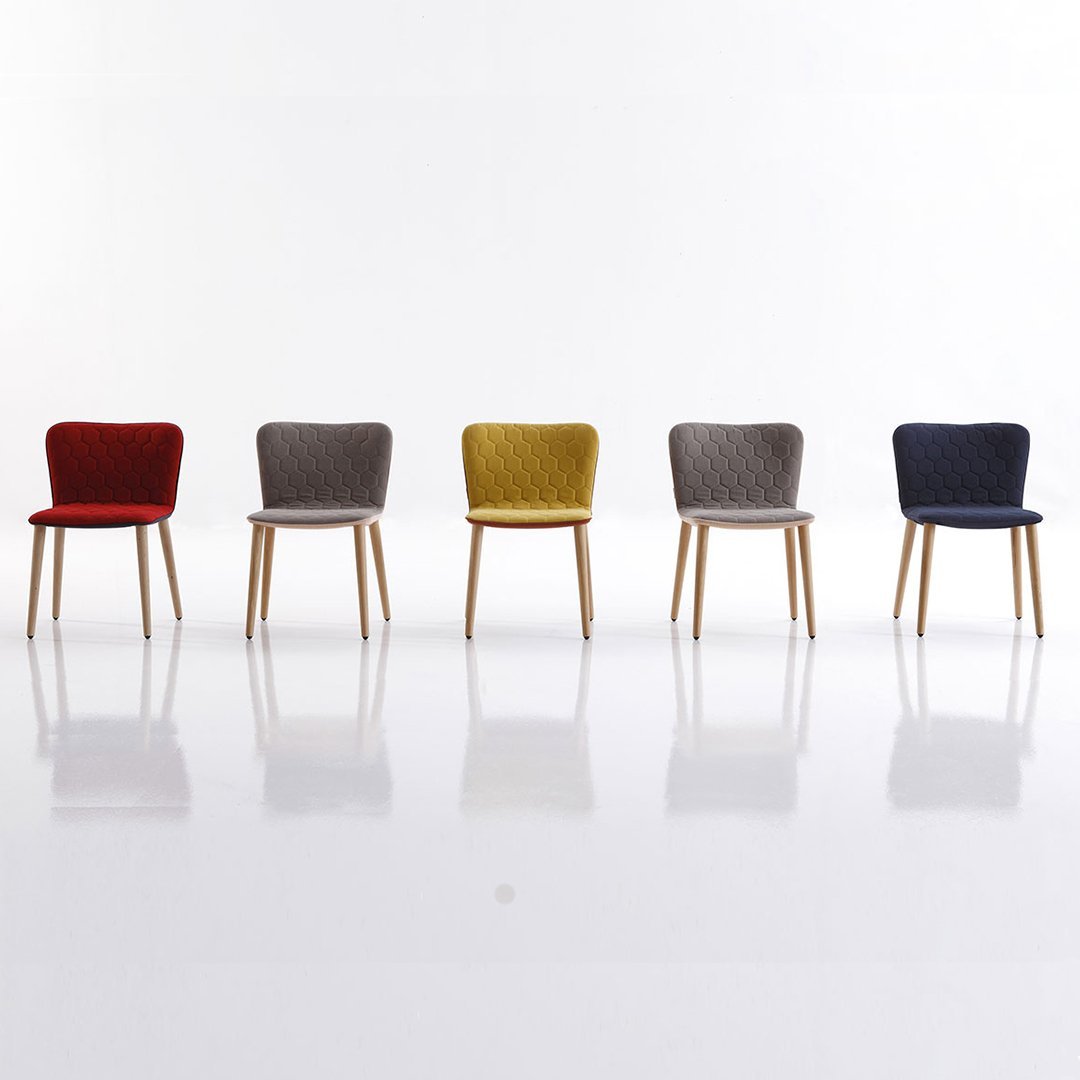 Tea Side Chair - Oak Base