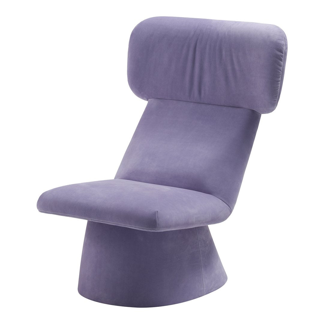 Elle Wing Chair w/ Upholstered Base