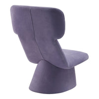 Elle Wing Chair w/ Upholstered Base