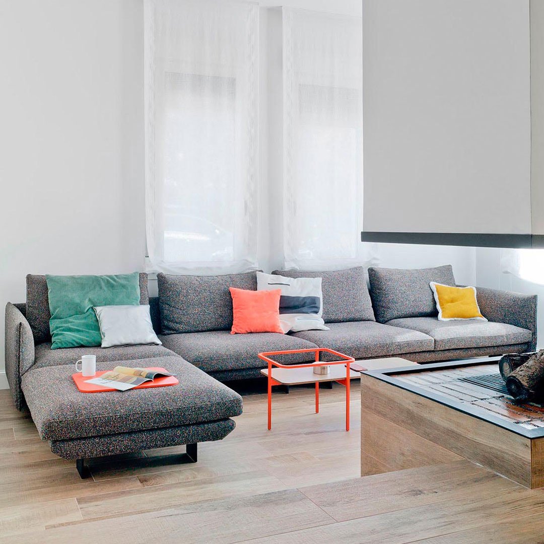 Deep 3-Seater Sofa w/ Right Arm (114.5” W)