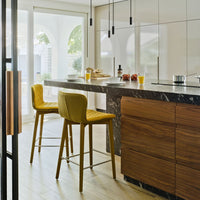 Tea Bar / Counter Stool - Oak Base