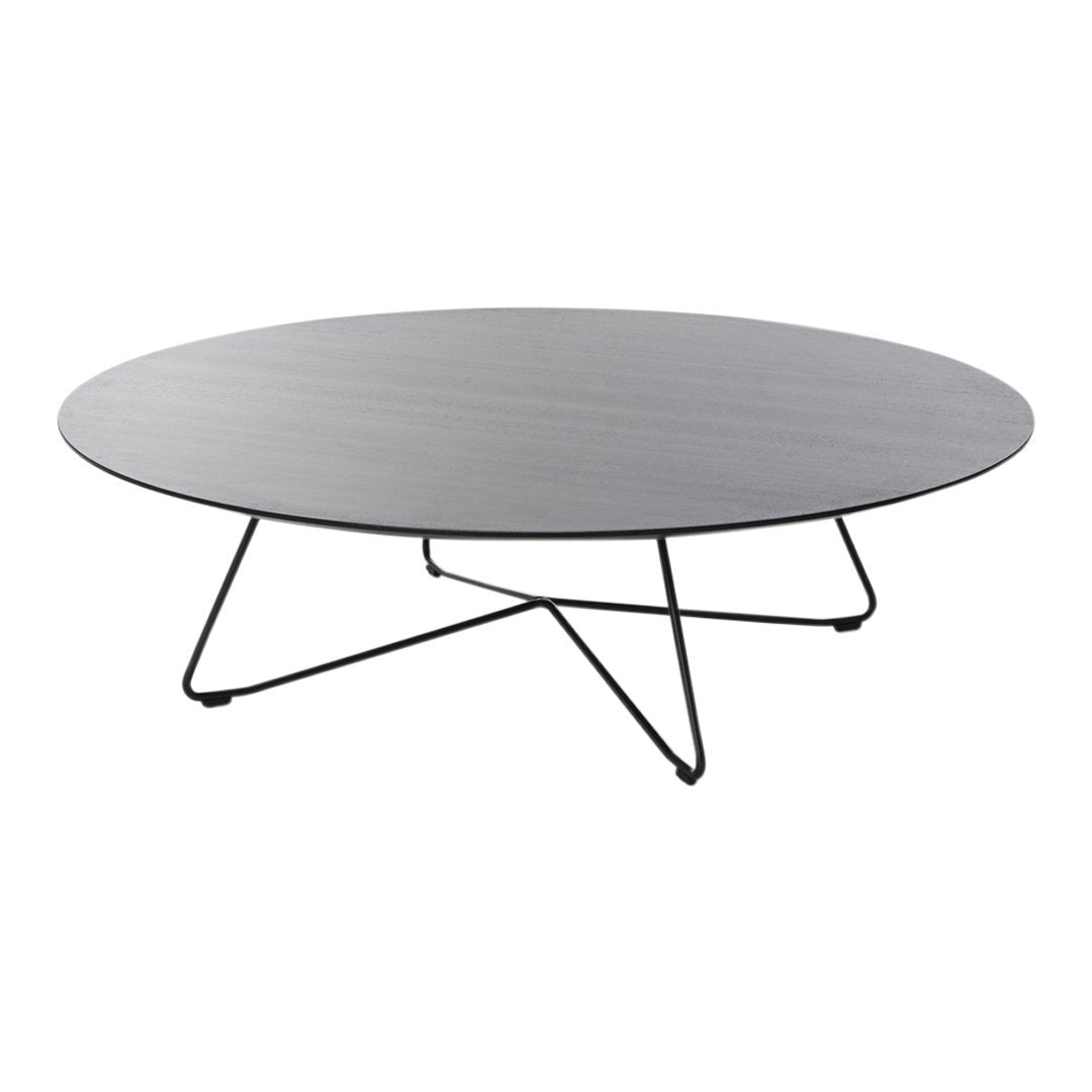 Scoop Sofa Table - Wooden Top Round