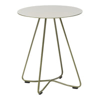 Scoop Round Sofa Table - Metal Top