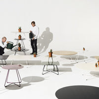 Scoop Round Sofa Table - Metal Top