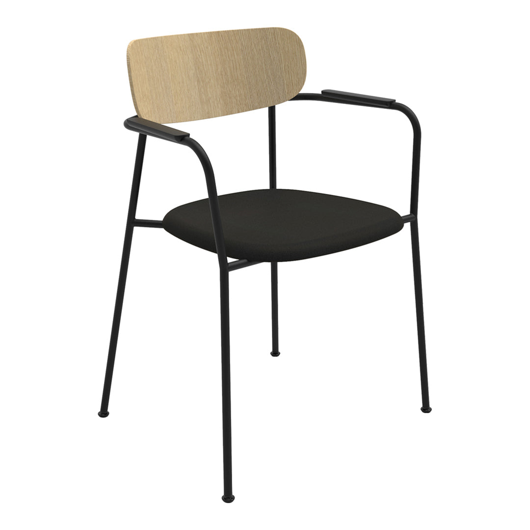 Scope Armchair - Seat Upholstered - Stackable