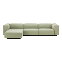 Soft Modular Three-Seater Sofa with Chaise
