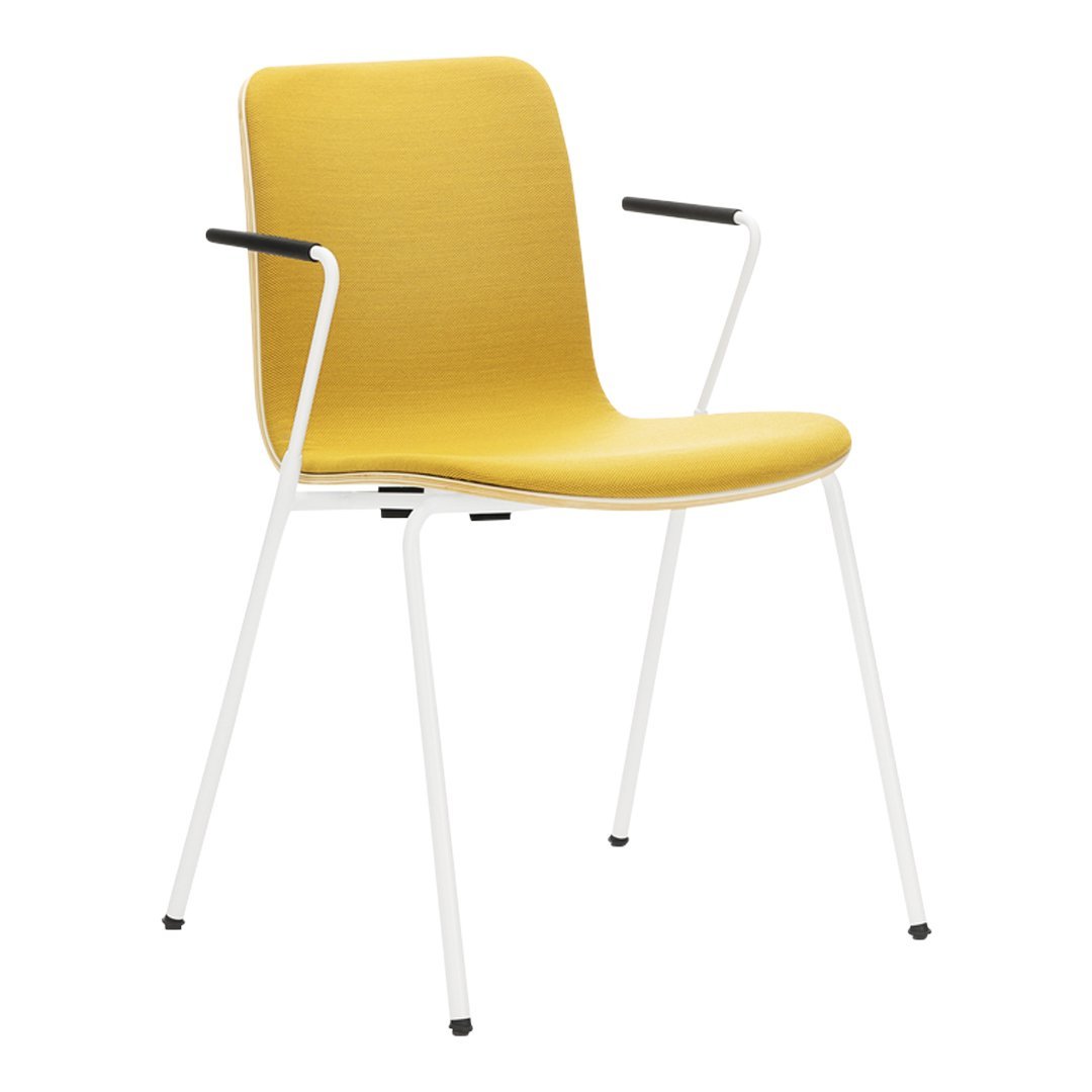 Sola Armchair - 4 Leg Base - Seat & Backrest Upholstered
