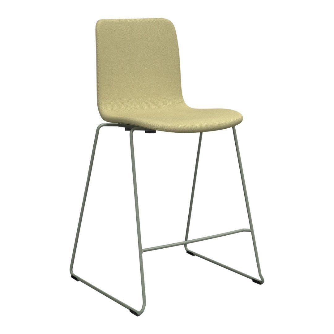 Sola Bar Stool - Sled Base - Fully Upholstered