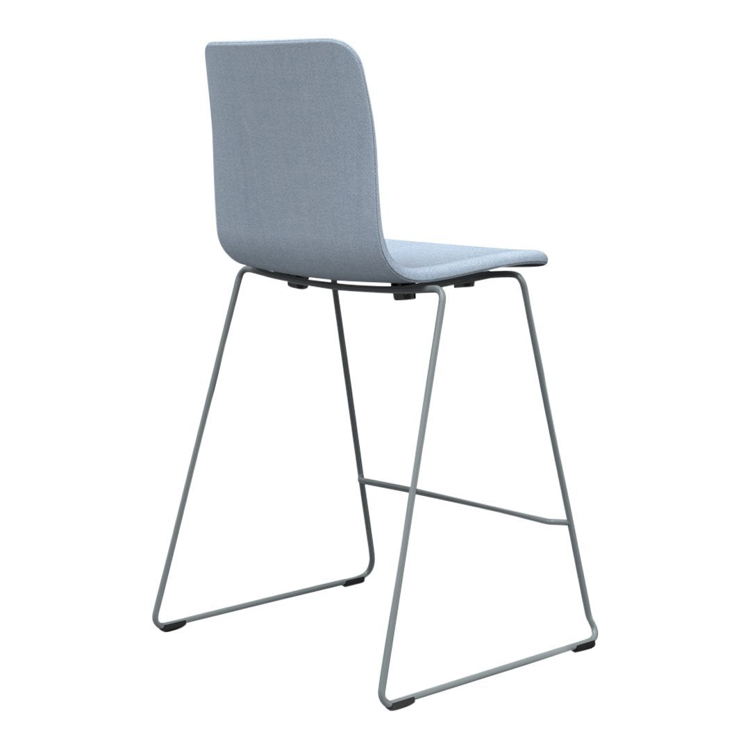 Sola Bar Stool - Sled Base - Fully Upholstered