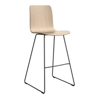 Sola Bar Stool - Sled Base - Unupholstered