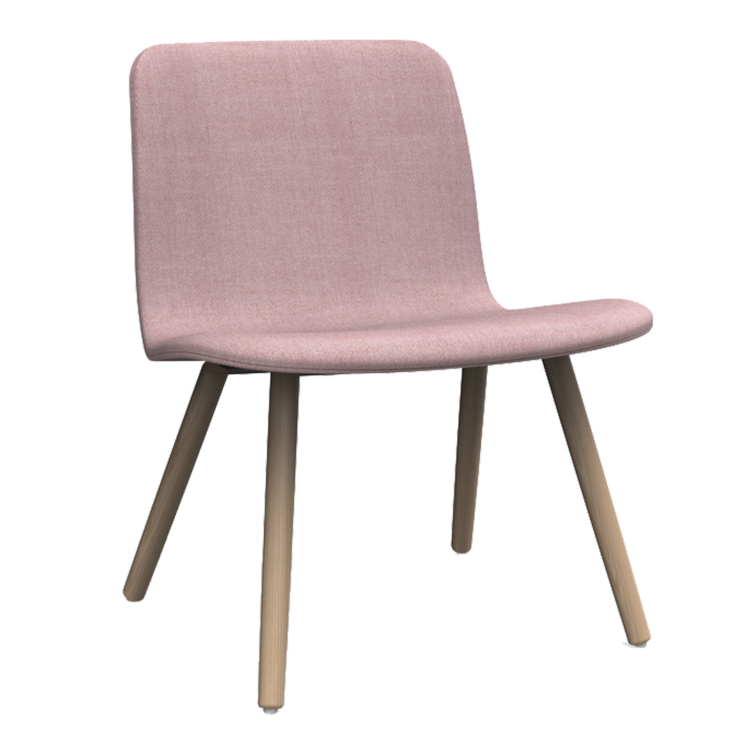 Sola Lounge Chair - Wood Base, Low Back
