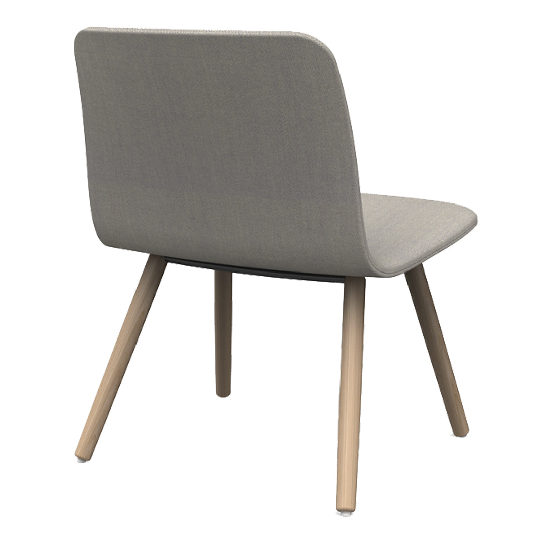 Sola Lounge Chair - Wood Base, Low Back