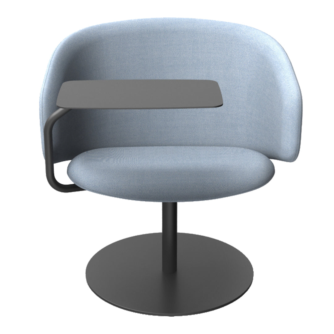 Sola Lounge Armchair - Disc Base, Low Back