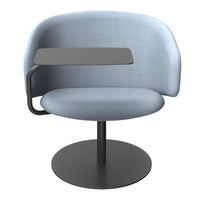Sola Lounge Armchair - Disc Base, Low Back