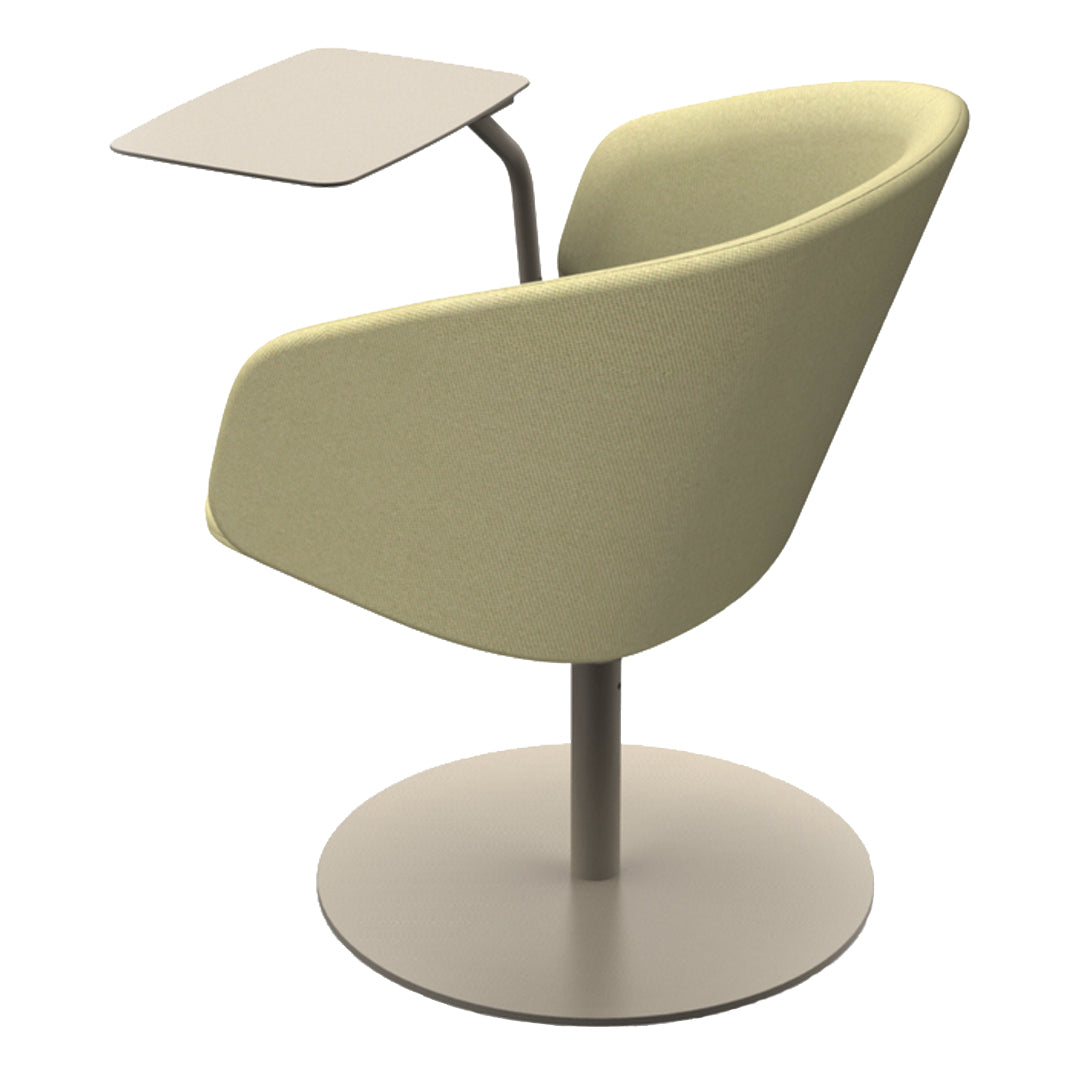 Sola Lounge Armchair - Disc Base, Low Back