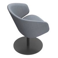Sola Lounge Armchair - Disc Base, Low Back