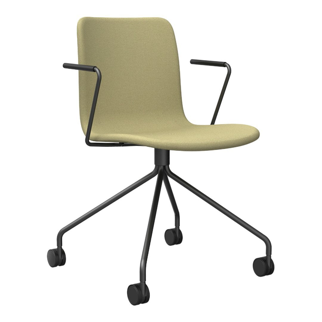 Sola Armchair - 4 Leg w/ Castors - Seat & Backrest Upholstered