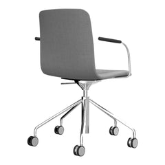 Sola Armchair - 5 Leg w/ Castors - Seat & Backrest Upholstered