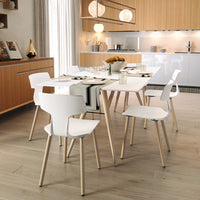 Split Side Chair - Wood Legs