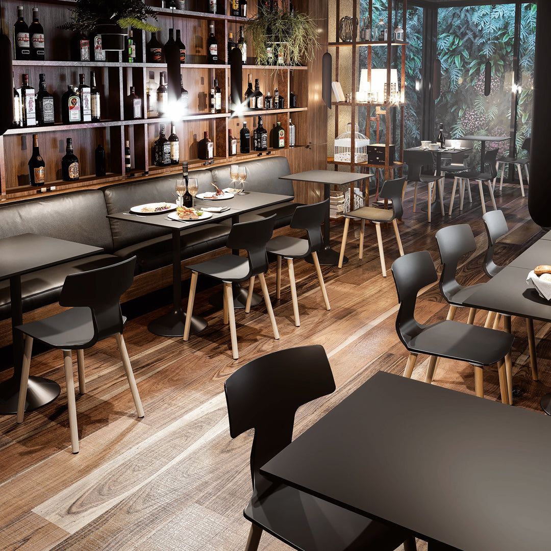 Split Side Chair - Wood Legs