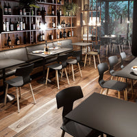 Split Side Chair - Wood Legs