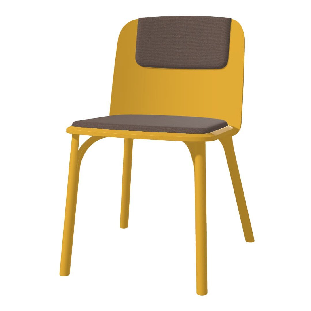 Split Chair - Upholstered - Beech Pigment Frame