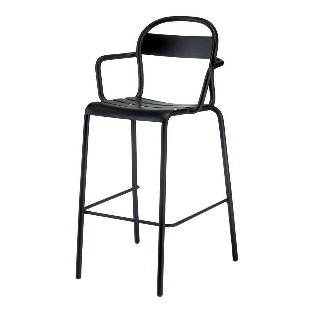 Stecca Outdoor Bar Chair - Stackable