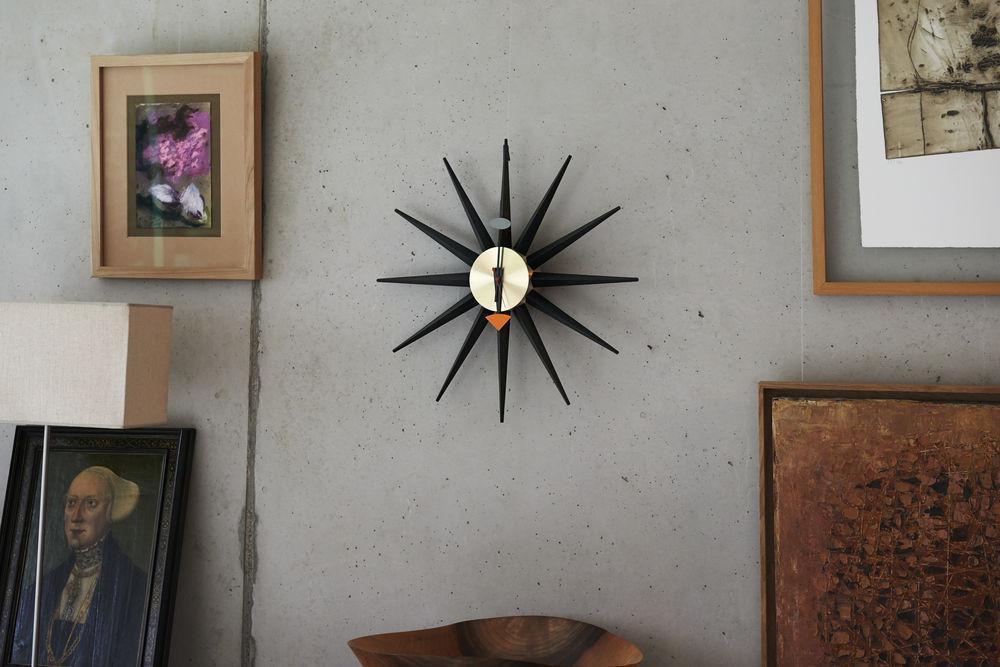 Vitra Nelson Sunburst Clock by George Nelson   Design Public