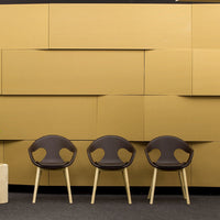 Sunny Armchair - Wood Legs - Seat Upholstered