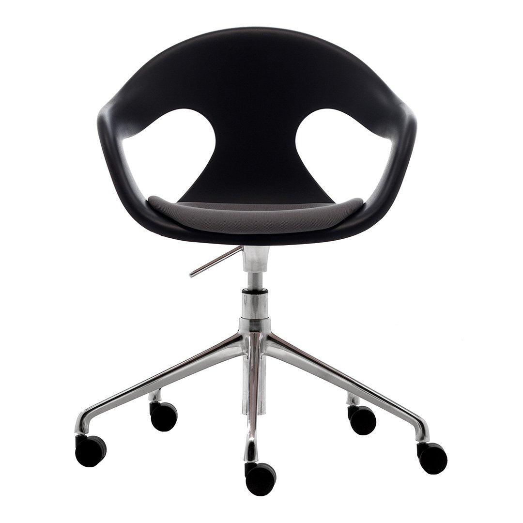 Sunny Armchair - Swivel Base w/ Gas Lift & Casters - Seat Upholstered