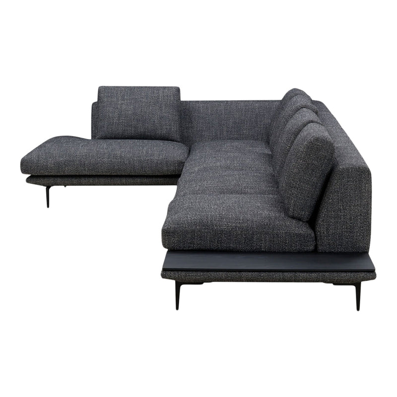 Textured dark gray fabric with subtle woven pattern, ideal for stylish and modern accessories.